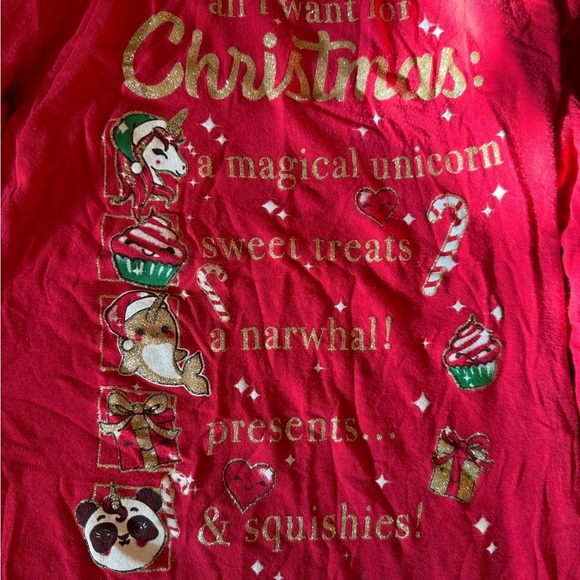 Bundle• Girls Christmas Dress & Long Sleeve Tee Shirt• 10 - Picture 3 of 4